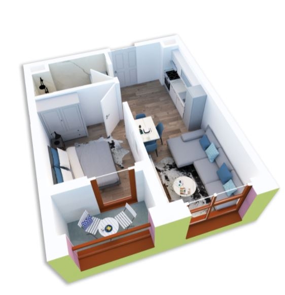 Shitet apartament ne Tirane 1+1