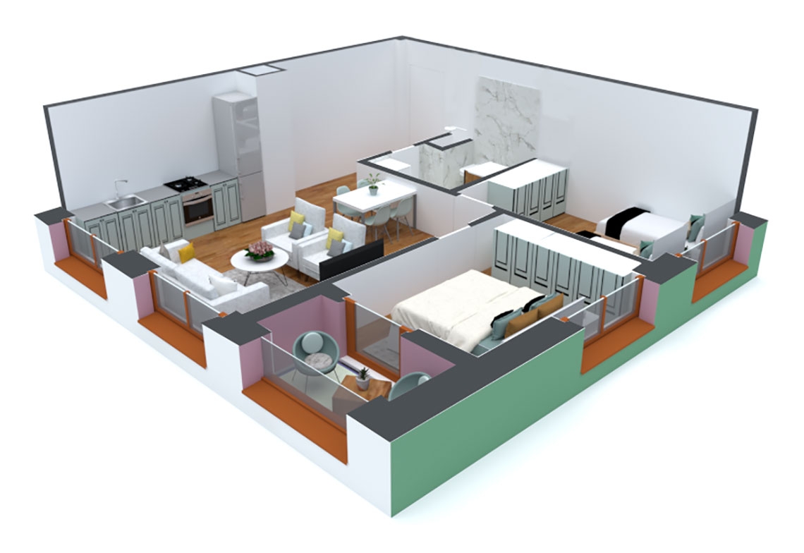 Apartament ne shitje ne Tirane  Apartament 1+1 , 2+1 , 3+1 ne shitje ne Tirane , rezidenca Mangalem 21 , Ali Demi ‼️  Apartament duke filluar nga 25000 euro.   0685300167