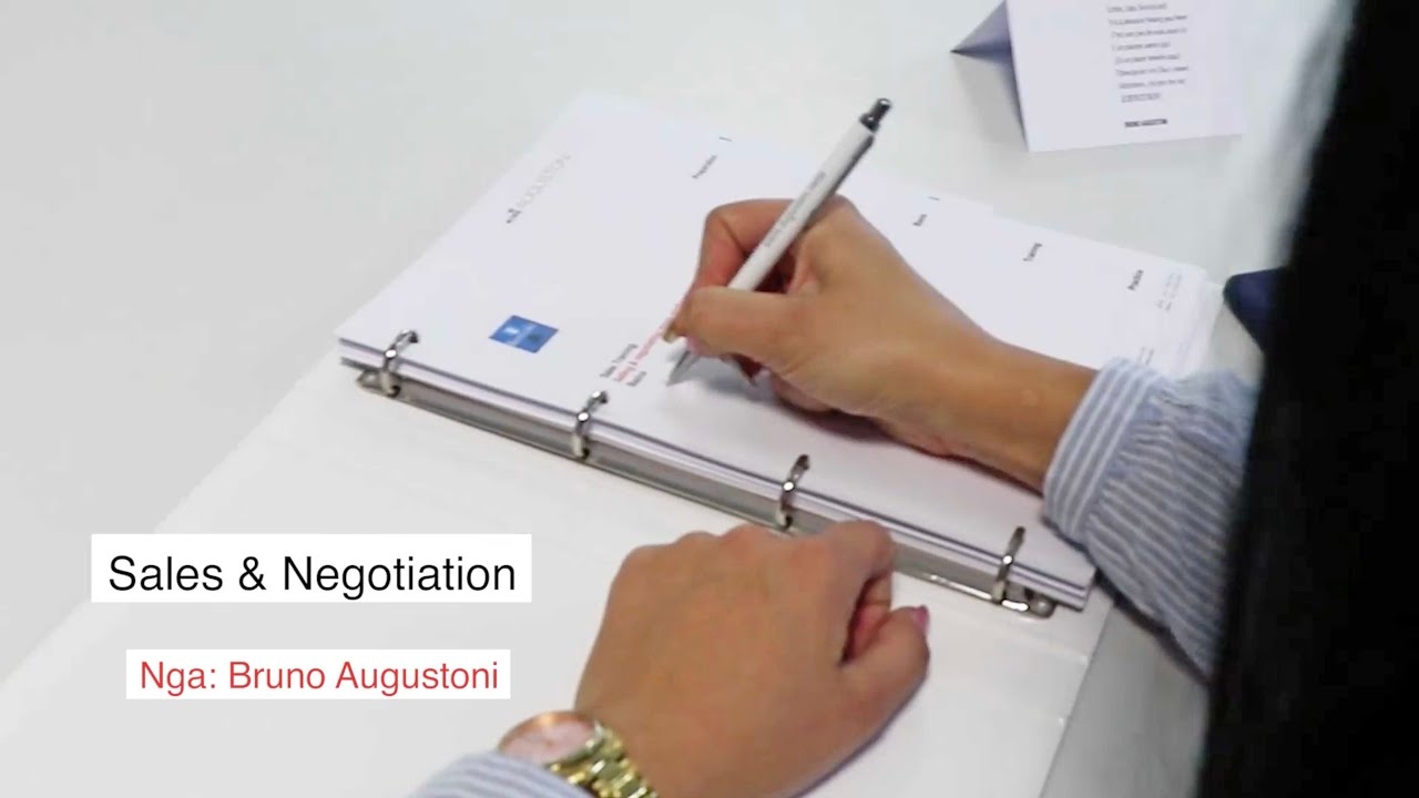 Trajnimi "Sales and Negotiating" nga Bruno Augustoni