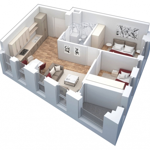 Apartamente me cmim okazion  1+1,2+1,3+1 ne Tirane.